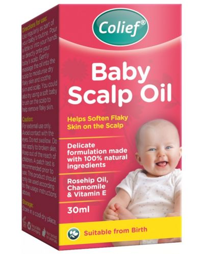 Олио за бебешкия скалп Colief, 30 ml - 1