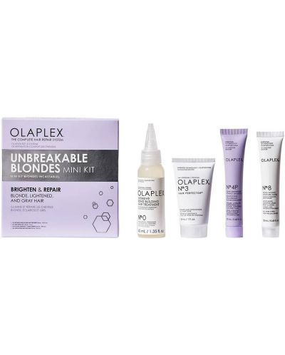 Olaplex Комплект за изрусена коса Unbreakable Blondes, 4 части - 1