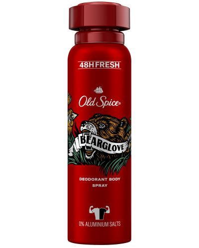 Old Spice Wild Спрей дезодорант Bearglove, 150 ml - 1