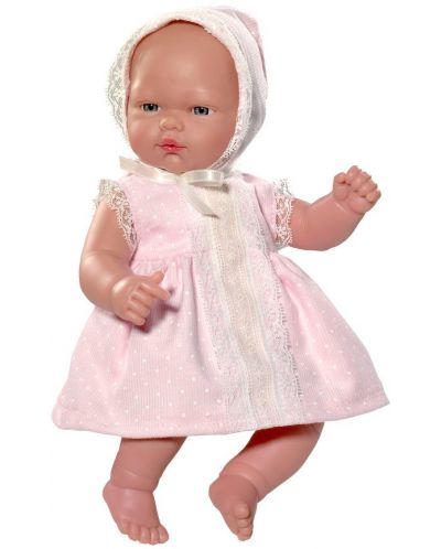 Кукла Asi - Бебе Оли, с розова рокля и шапка - 1