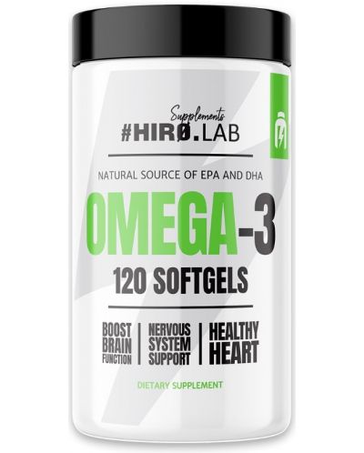 Omega-3, 120 капсули, Hero.Lab - 1