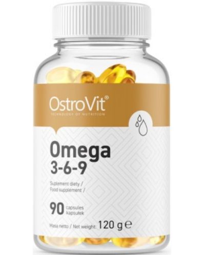 Omega 3-6-9, 90 капсули, OstroVit - 1