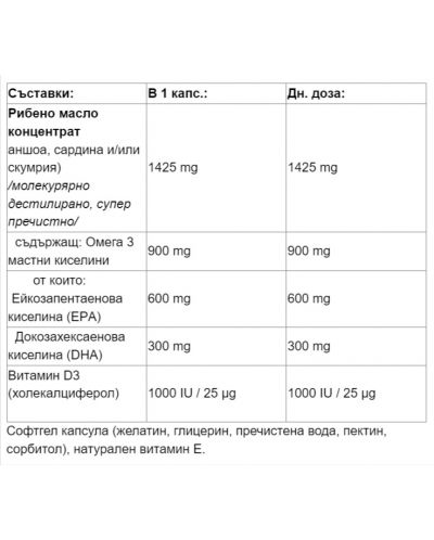 Omega-3 Triple Stength, 900 mg, 65 софтгел капсули, Webber Naturals - 2