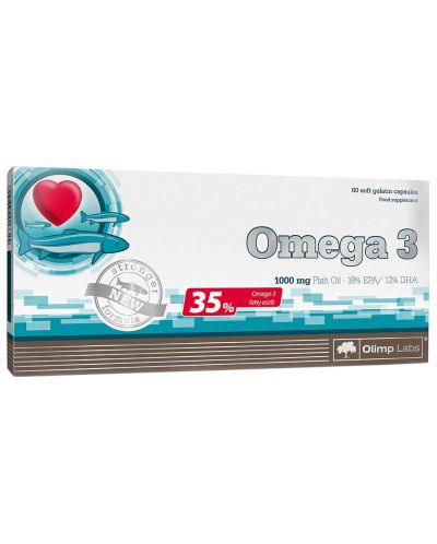Omega 3 35%, 60 капсули, Olimp - 1