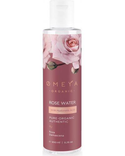 Omeya Натурална био розова вода с хиалуронова киселина, 200 ml - 1