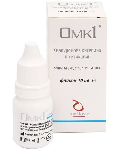 Омк 1 Капки за очи, 10 ml, Unipharma - 1