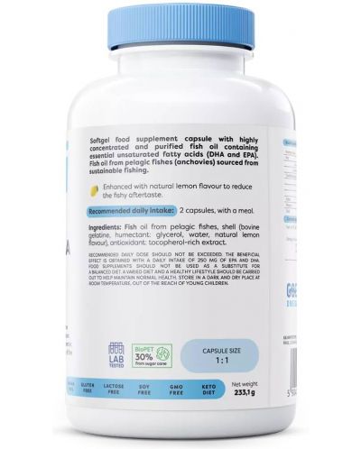 Omega-3 Extra, 1300 mg, 180 гел капсули, Osavi - 3