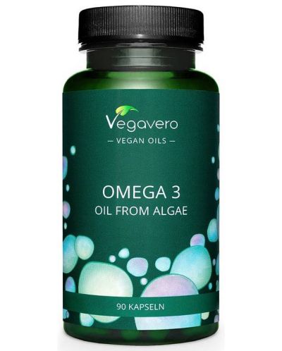 Omega 3 Oil from Algae, 90 капсули, Vegavero - 1