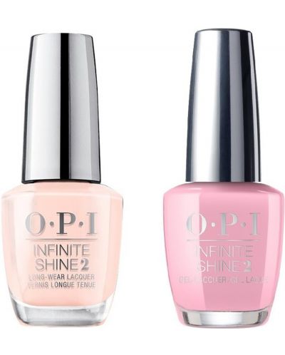 OPI Infinite Shine Комплект - Лак за нокти, Bubble Bath™ & It's a Girl!, 2 x 15 ml - 1