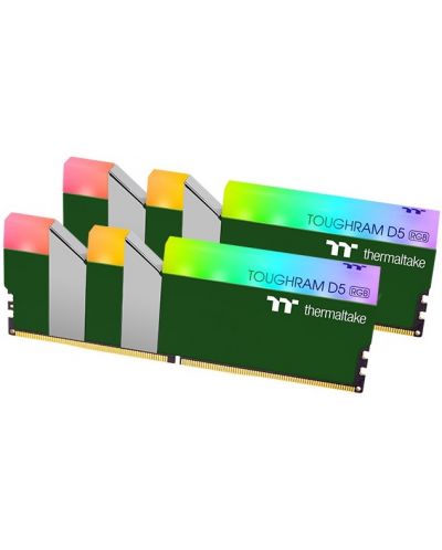 Оперативна памет Thermaltake - TOUGHRAM RGB, 32GB, DDR5, 5600MHz, Racing Green - 1