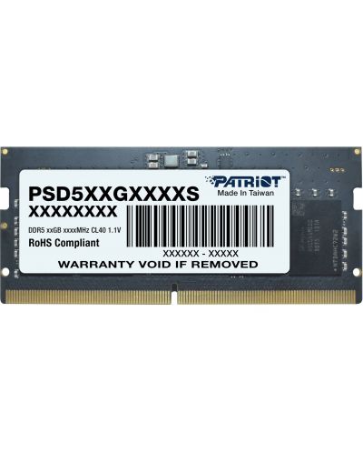 Оперативна памет Patriot - Signature PSD516G480081S, 16GB, DDR5, 4800Mhz - 1