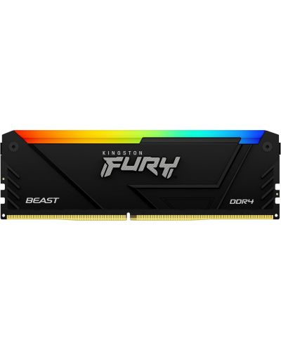 Оперативна памет Kingston - FURY Beast RGB, 16GB, DDR4, 3200MHz - 1