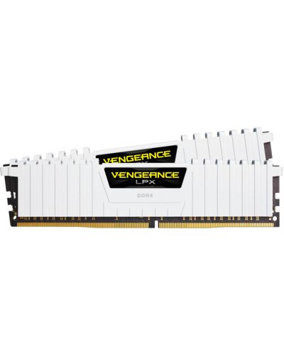 Оперативна памет Corsair - Vengeance LPX, 16GB, DDR4, 3200MHz, бяла - 1