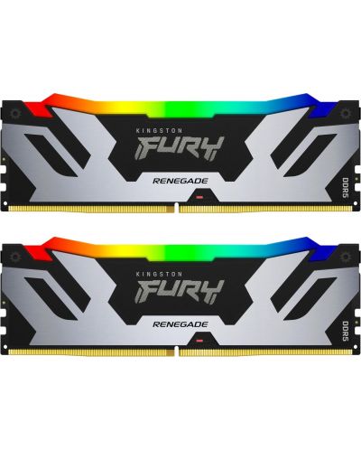 Оперативна памет Kingston - Fury Renegade Silver RGB, 32GB, DDR5, 6000MHz - 2