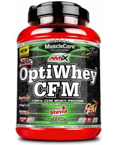 OptiWhey CFM, ягода и йогурт, 1000 g, Amix - 1