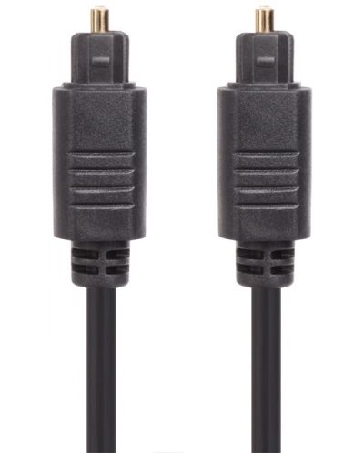 Оптичен кабел VCom - CV905, Toslink, 3m, черен - 5