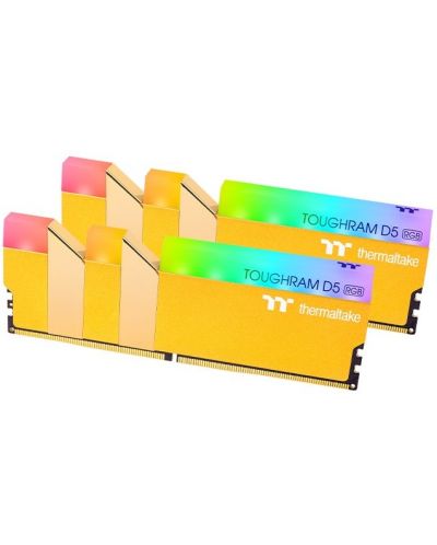 Оперативна памет Thermaltake - TOUGHRAM RGB, 32GB, DDR5, 5600MHz, Metallic Gold - 1