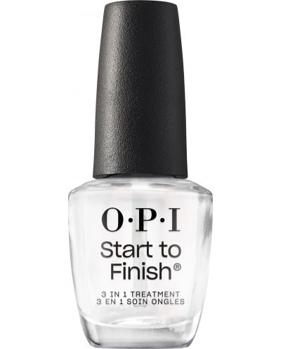 OPI Лак за нокти 3 в 1, New Start to Finish, 15 ml - 1