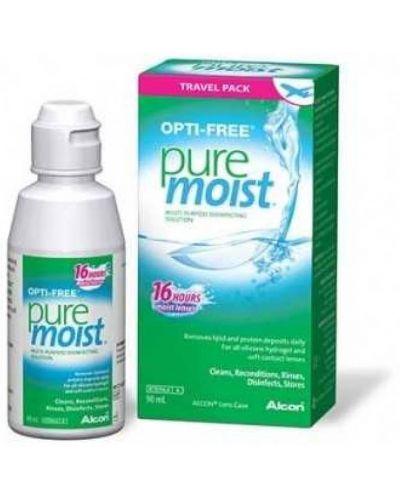 Opti-Free Pure Moist Разтвор за лещи, 90 ml, Alcon - 1