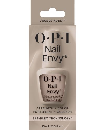 OPI Nail Envy Заздравител и лак за нокти 2 в 1, New Double Nude, 15 ml - 3