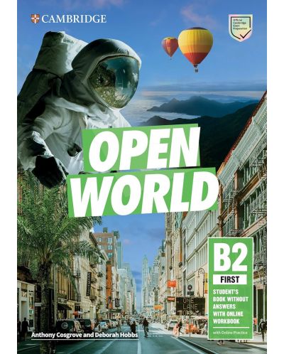 Open World Level B2: First Student's Book Pack / Английски език - ниво B2: Учебник и учебна тетрадка без отговори - 1