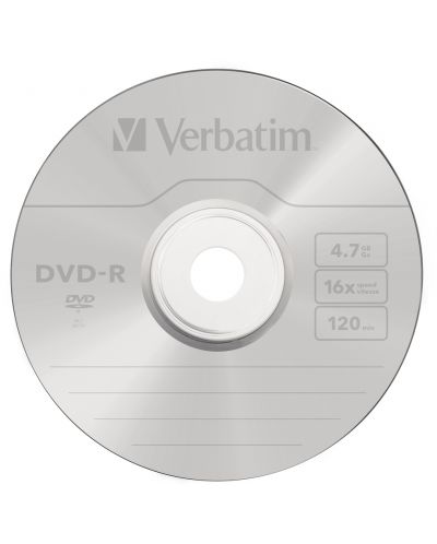 Оптичен носител Verbatim - DVD-R AZO 4.7GB 16X, Matt Silver Surface, 10 броя - 3