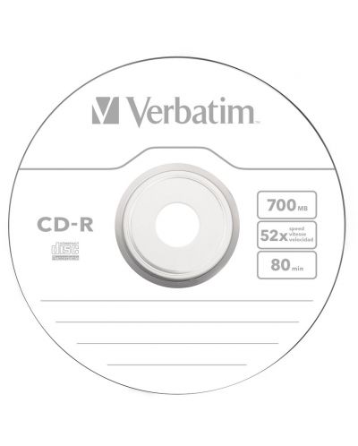 Оптичен носител Verbatim - CD-R 700MB 52X, Extra Protection Surface, 50 броя - 3