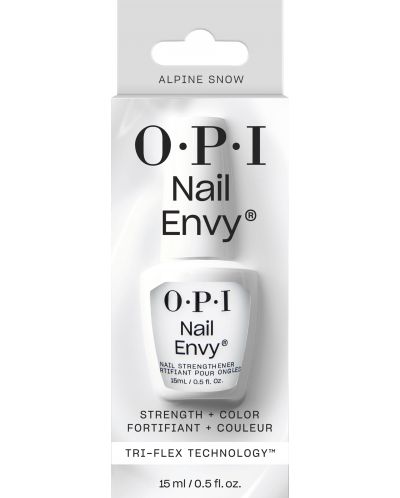 OPI Nail Envy Заздравител и лак за нокти 2 в 1, New Alpine Snow™, 15 ml - 3