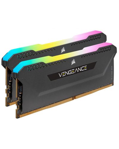Оперативна памет Corsair - Vengeance RGB PRO, 16GB, DDR4, 3200MHz, черна - 1