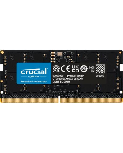 Оперативна памет Crucial - CT16G48C40S5, 16GB, DDR5, 4800MHz - 1