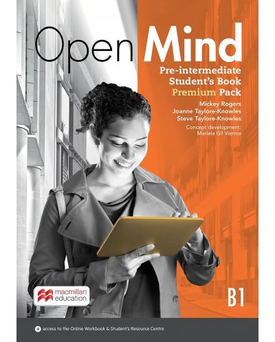 Open Mind Pre-Intermediate Premium Pack Student's Book (British Edition) / Английски език - ниво B1: Учебник с код - 1