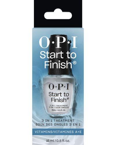 OPI Лак за нокти 3 в 1, New Start to Finish, 15 ml - 2