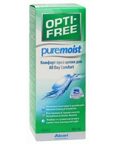 Opti-Free Pure Moist Разтвор за лещи, 300 ml, Alcon - 1