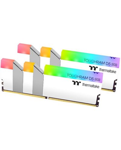 Оперативна памет Thermaltake - TOUGHRAM RGB, 32GB, DDR5, 6400MHz, бяла - 1