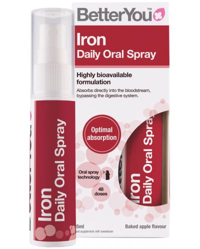 Iron Орален спрей, 5 mg, 25 ml, 48 дневни дози, Better You - 1