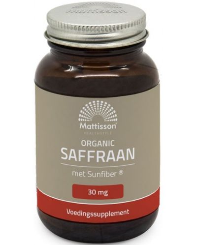 Organic Saffron, 60 капсули, Mattisson Healthstyle - 1