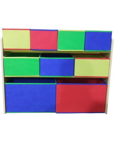 Органайзер-етажерка за играчки и книжки Ginger Home - Colors, 3 нива - 3