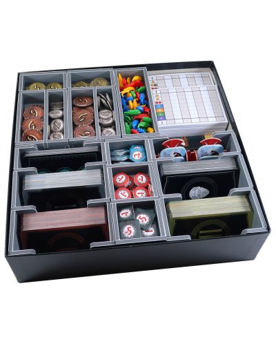 Органайзер за настолна игра Folded Space - 7 Wonders (Second Edition)