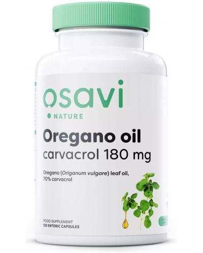 Oregano Oil, 257 mg, 120 капсули, Osavi - 1