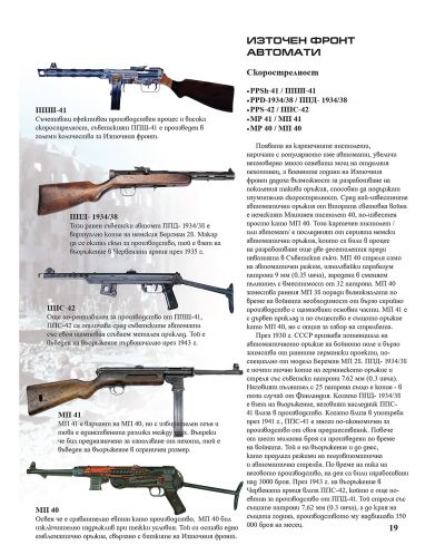 Оръжия от Втората световна война: Пистолети, автомати, пушки и картечници - 2