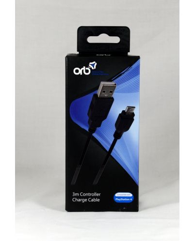 ORB кабел за зареждане на PS4 контролер - 3 метра - 4