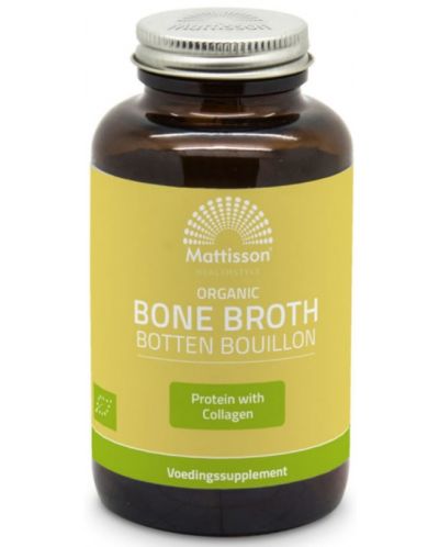 Organic Bone Broth, 180 капсули, Mattisson Healthstyle - 1