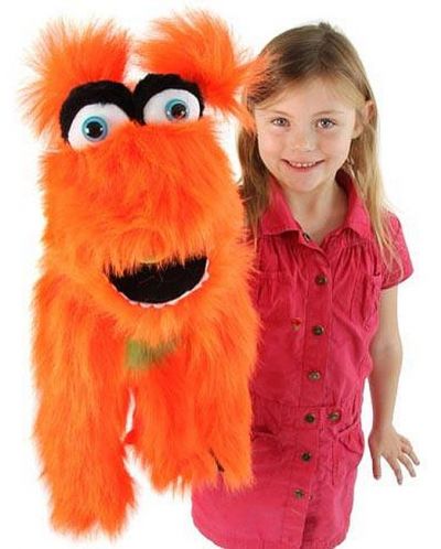 Кукла за куклен театър The Puppet Company - Оранжево чудовище - 1