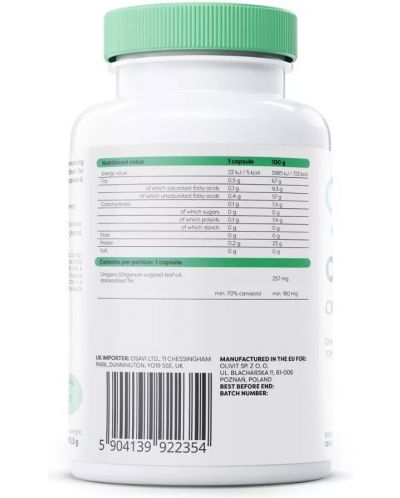 Oregano Oil, 257 mg, 120 капсули, Osavi - 2