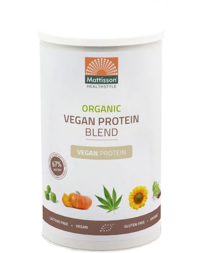 Organic Vegan Protein Blend, 400 g, Mattisson Healthstyle - 1
