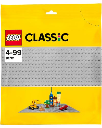 Основа за конструиране LEGO Classic - Сива (10701)