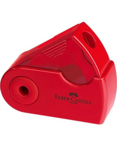 Острилка с ръкав Faber-Castell - Мини, асортимент - 1