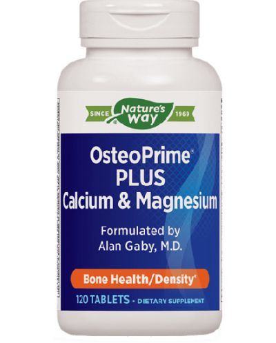 OsteoPrime Plus Calcium & Magnesium, 120 таблетки, Nature's Way - 1