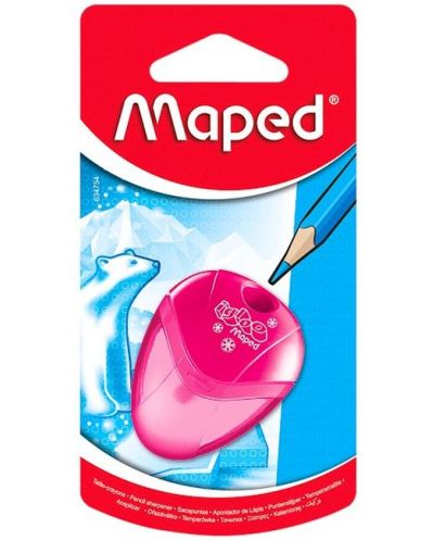 Острилка Maped Igloo - розова, единична - 1
