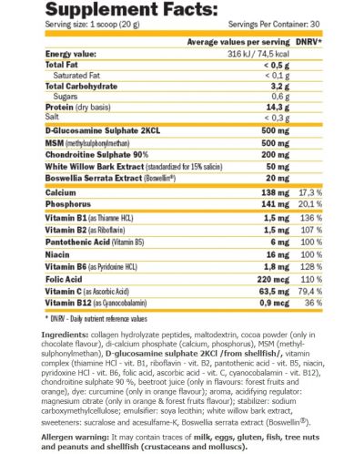 Osteo Ultra JointDrink, шоколад, 600 g, Amix - 2